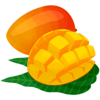 パッションフルーツ 果実と葉っぱ の無料素材 イラスト沖縄 おきなわ