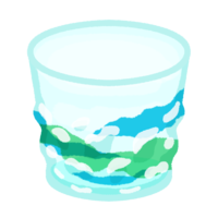 琉球ガラスのコップ（ブルー）